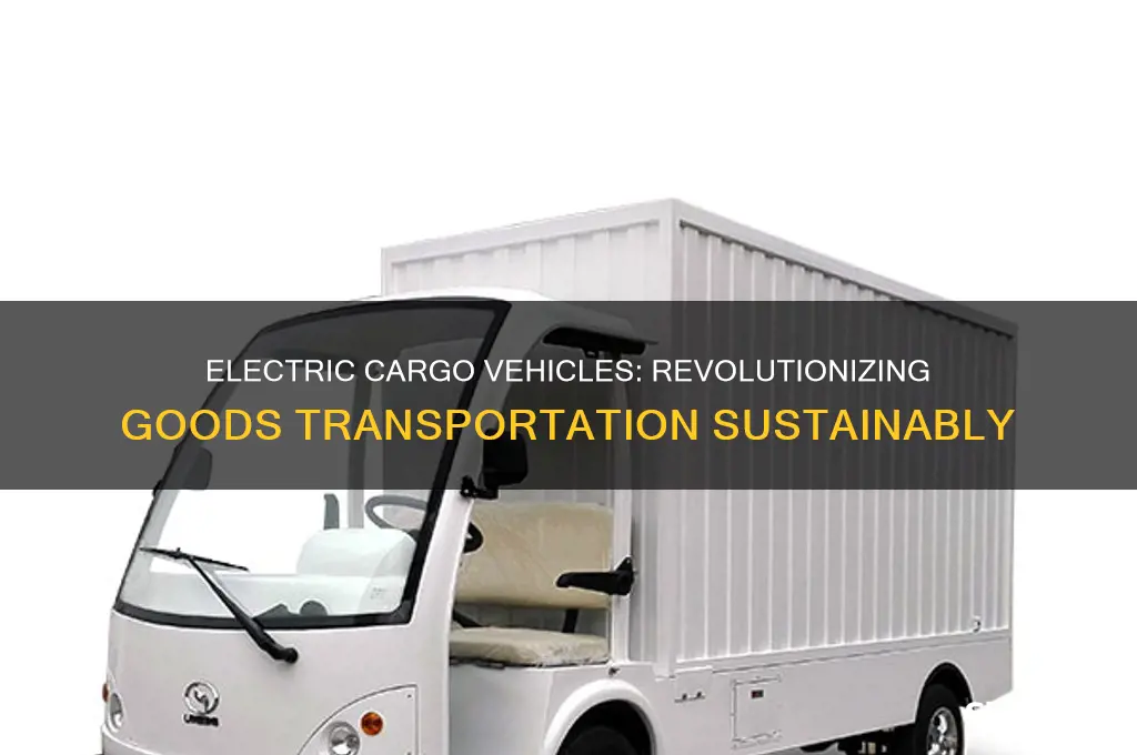 are there electric cars to transport goods