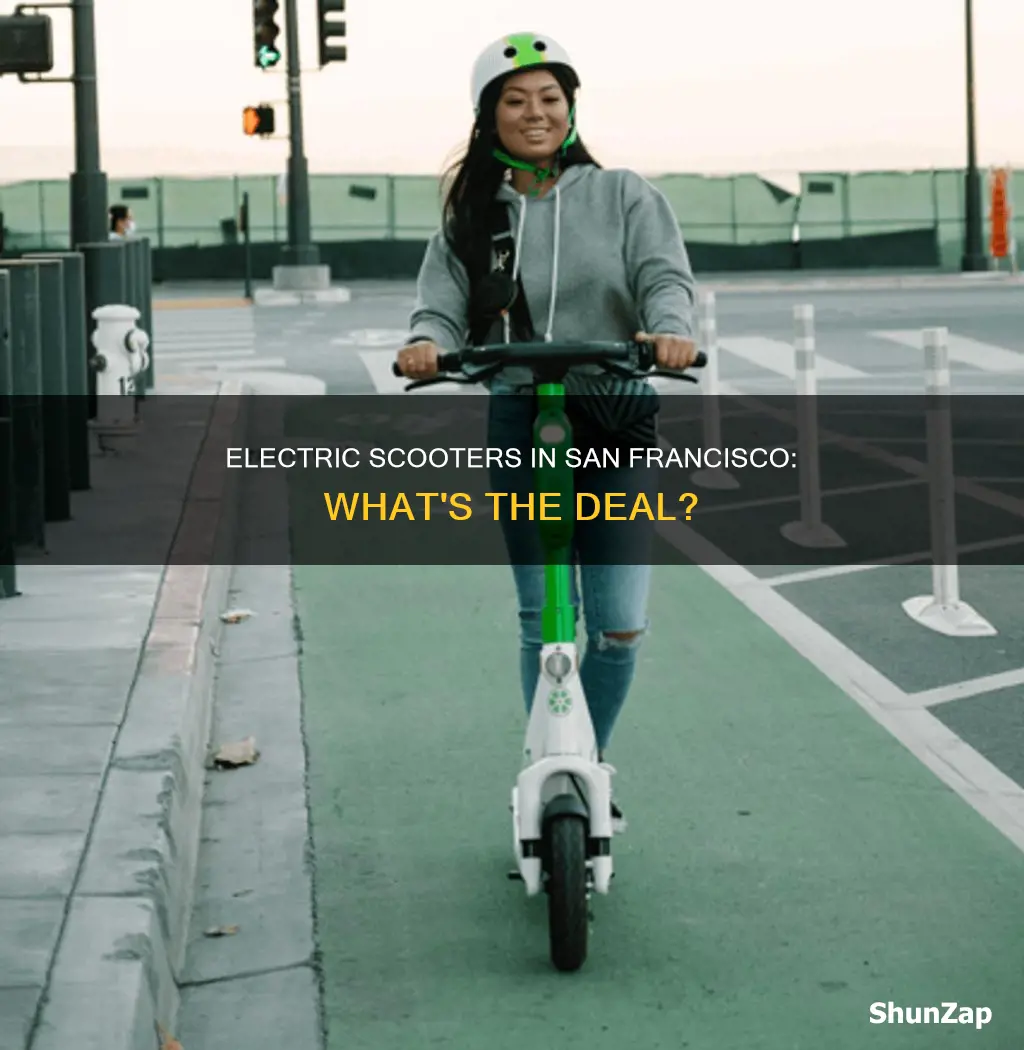 are there electric scooters in san francisco