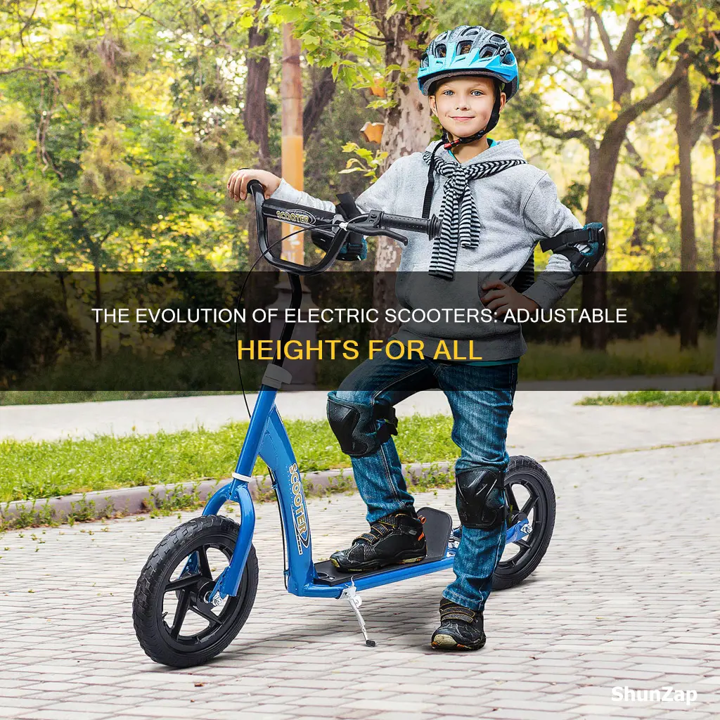 are there electric scooters with adjustable heights