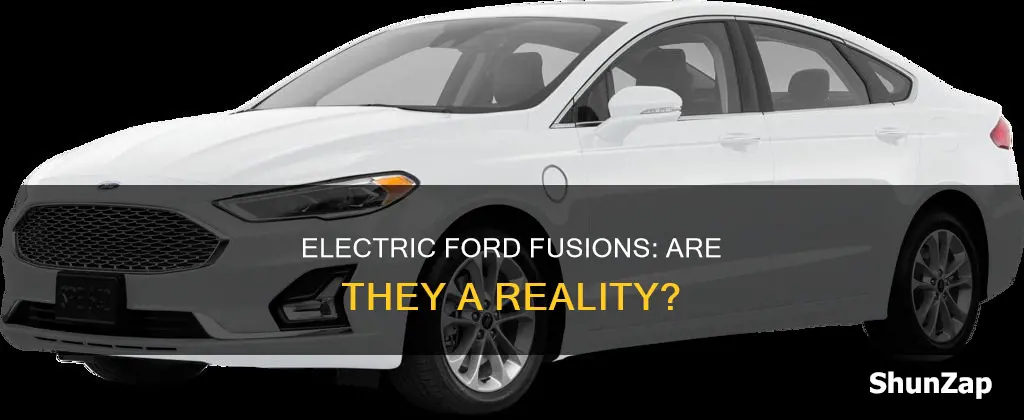 are there ford fusions that are electric