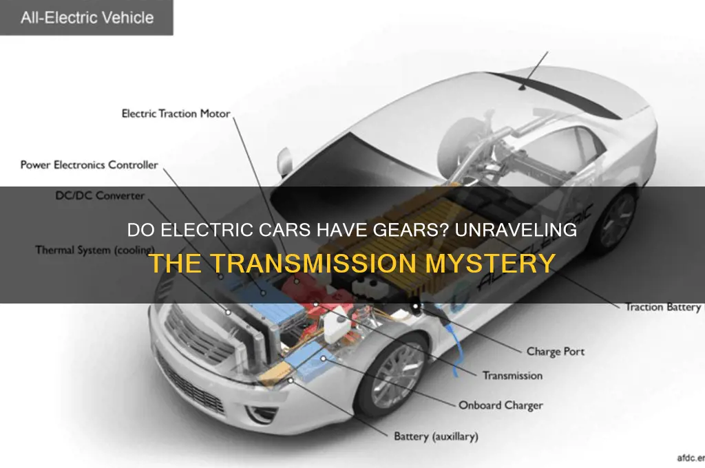 are there gears in an electric car