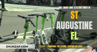 Lime Electric Bikes: Availability in St. Augustine, Florida