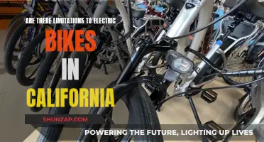 Electric Bike Limitations: California's Unique Rules and Regulations