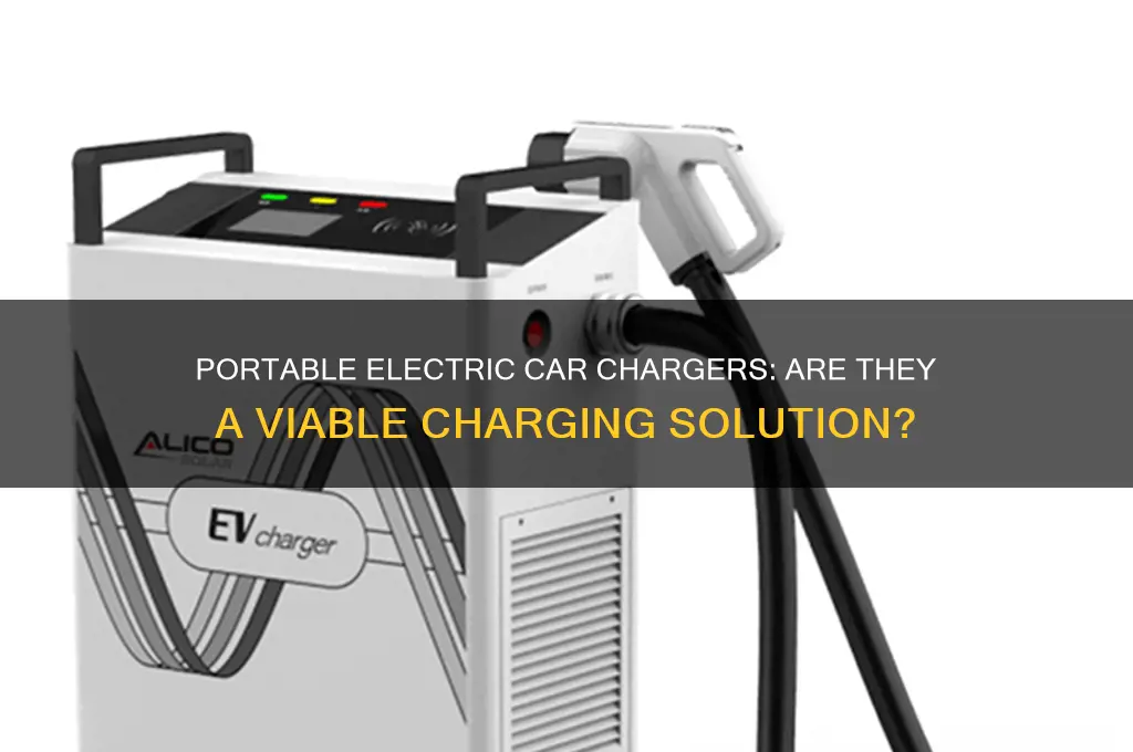 are there portable electric car chargers