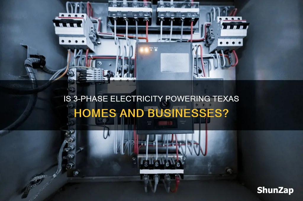 are they using 3 phase electricity in texas