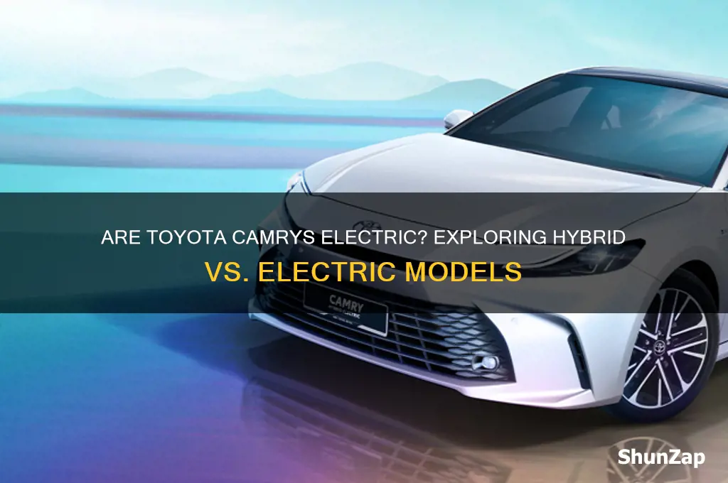 are toyota camyrys electric cars
