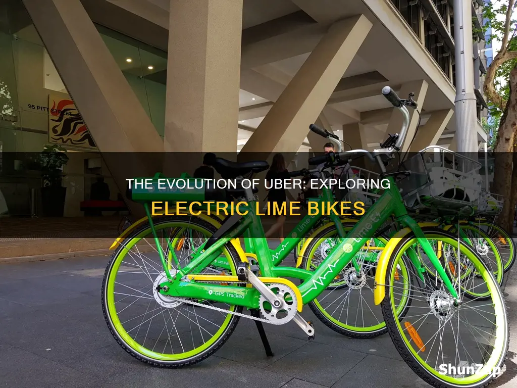 are uber lime bikes electric