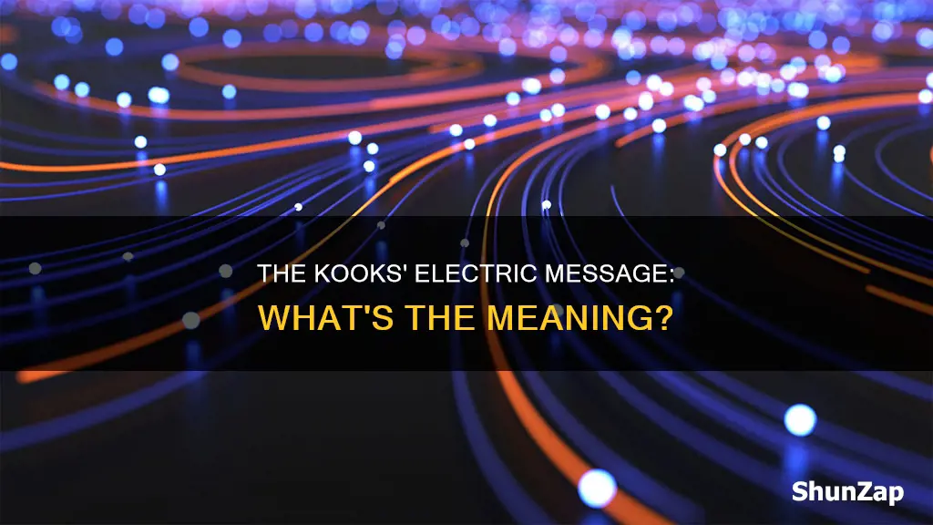 are we electric the kooks meaning