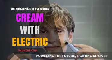 Electric Shavers and Shaving Cream: Do They Work Together?