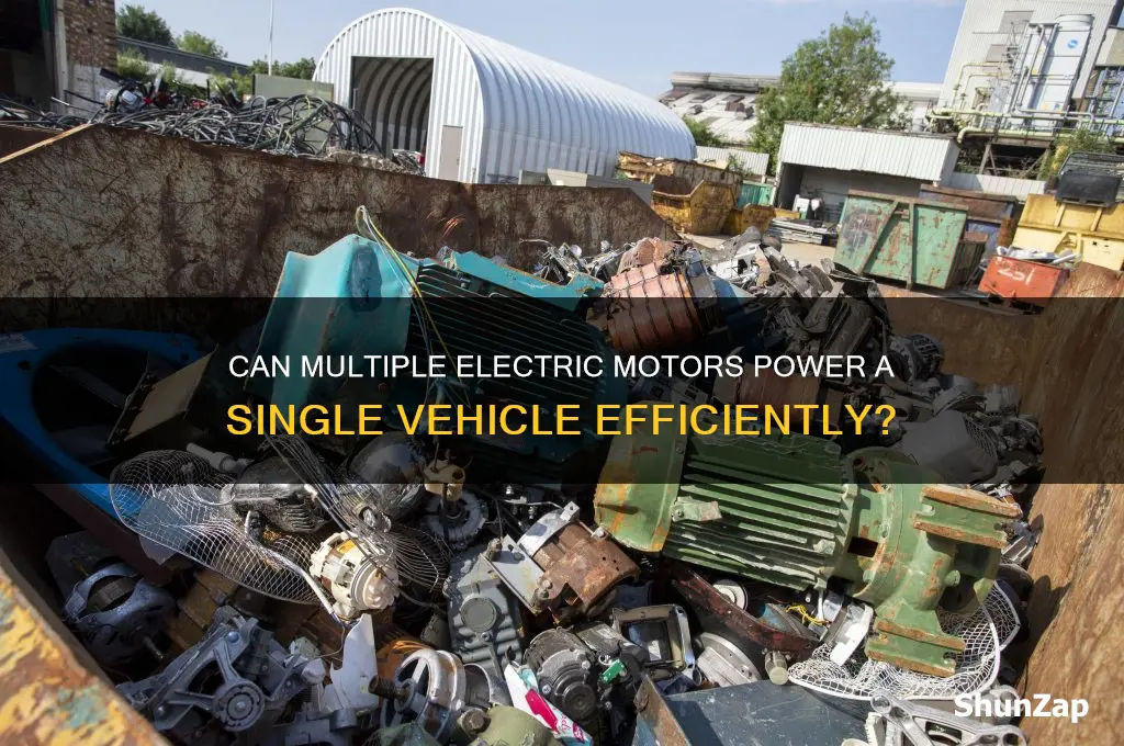 can 4 electric motors run on one car