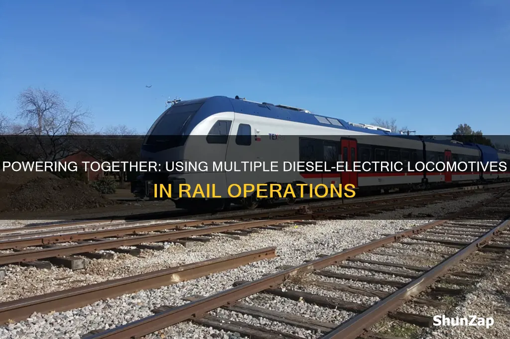 can 8 or more diesel electric locomotives be used together