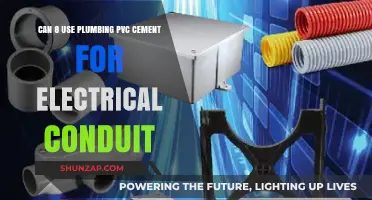 Using Plumbing PVC Cement for Electrical Conduit: Safe or Risky?