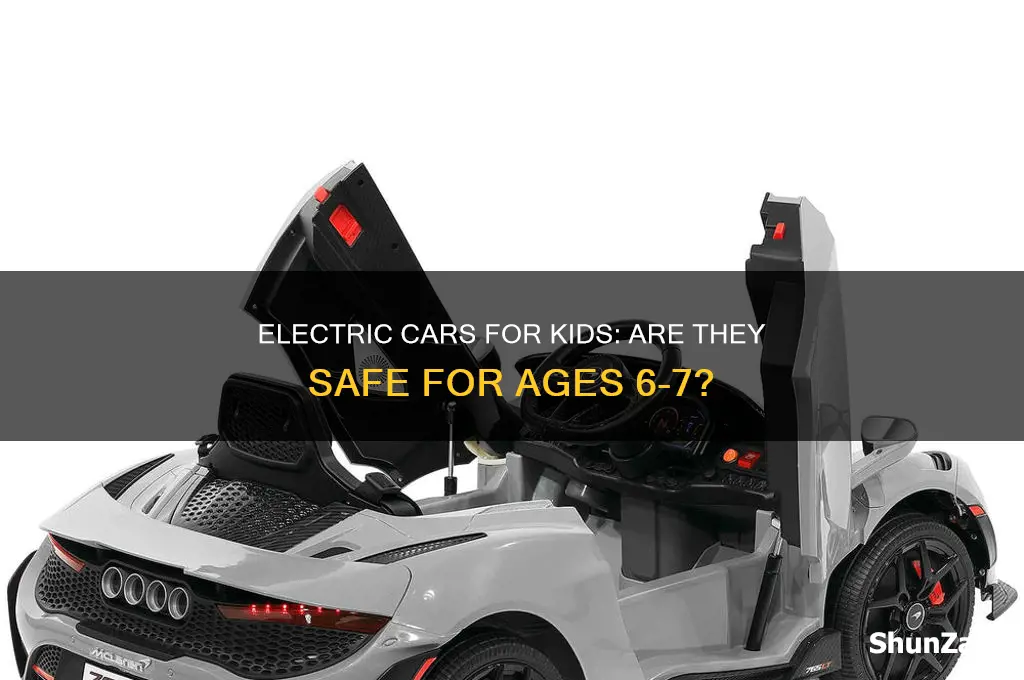 can a 6-7 year old still use an electric car