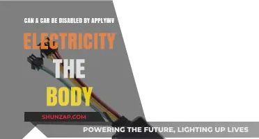 Can Applying Electricity to a Car's Body Disable It?