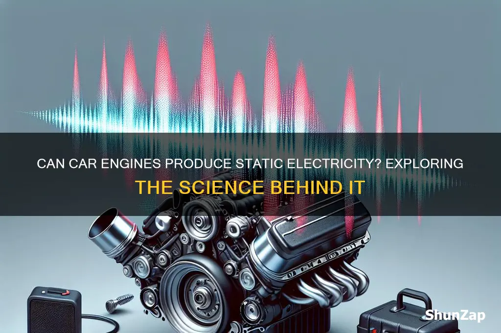 can a car engine generate stattic electricity
