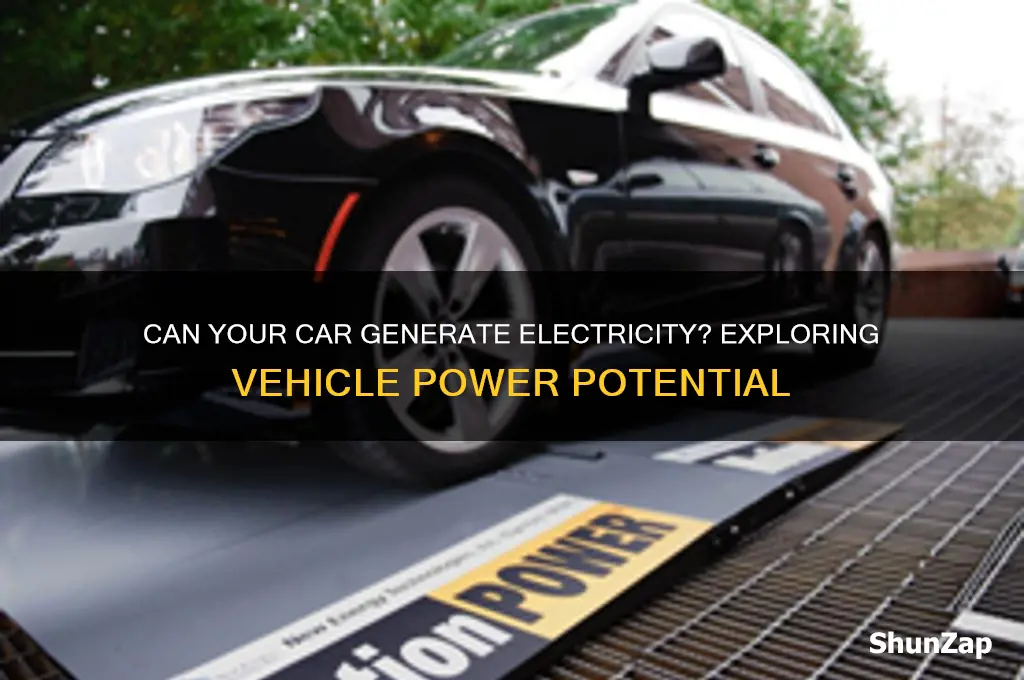 can a car generate electricity
