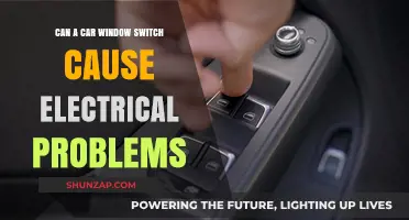 Can a Faulty Car Window Switch Trigger Electrical Issues?