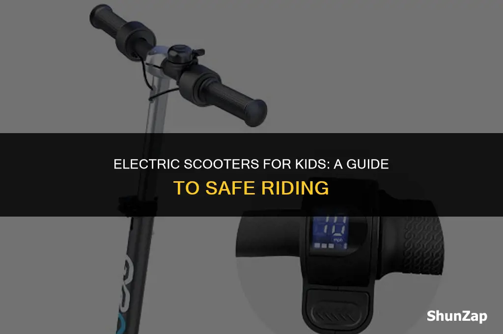 can a child ride an electric scooter
