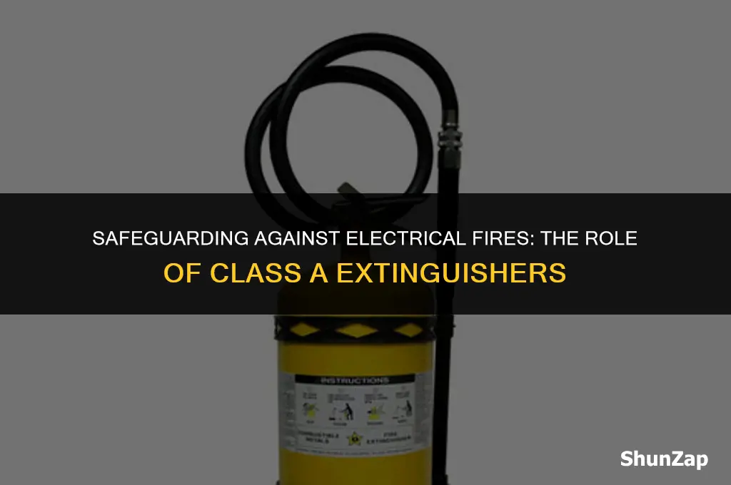 can a class a fire extinguisher for electrical