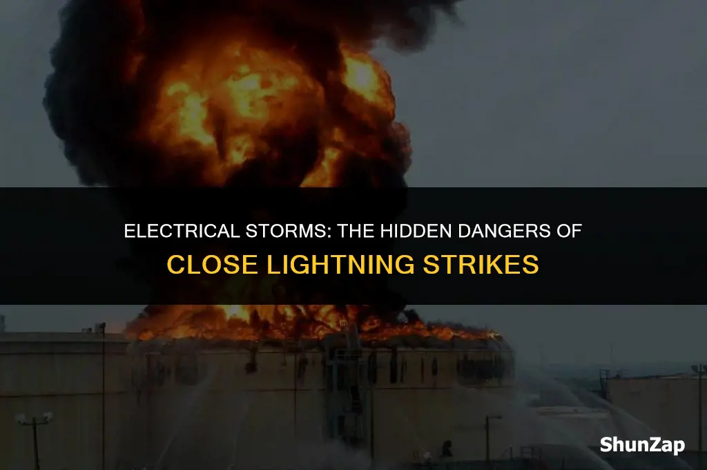 can a close lightning strike cause electrical problems