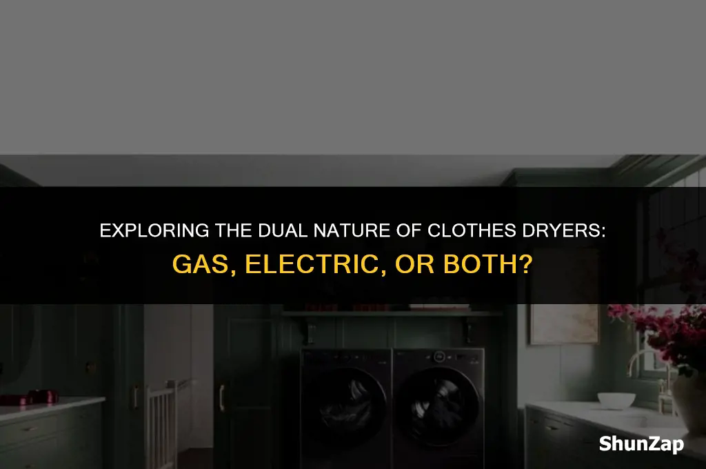 can a clothes dryer be gas and electric