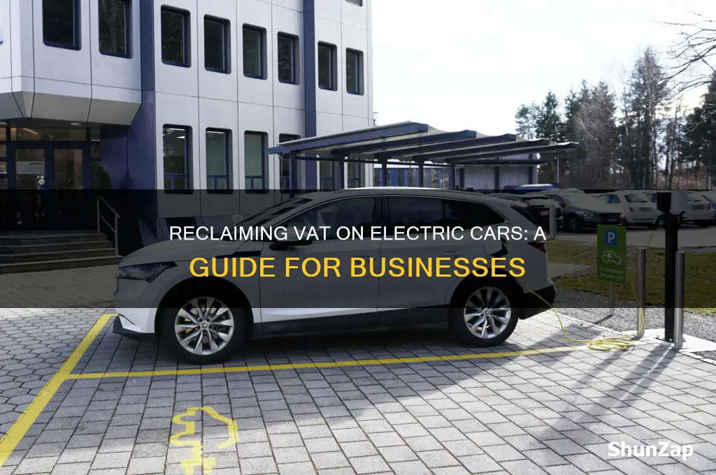 can a company reclaim vat on electric car