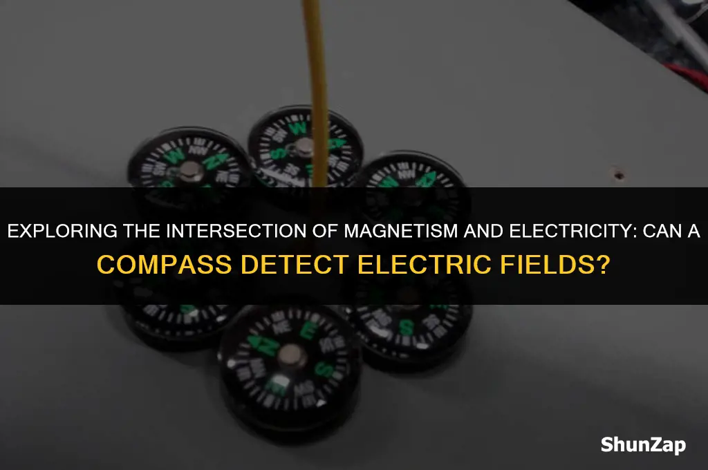 can a compass find an electric field