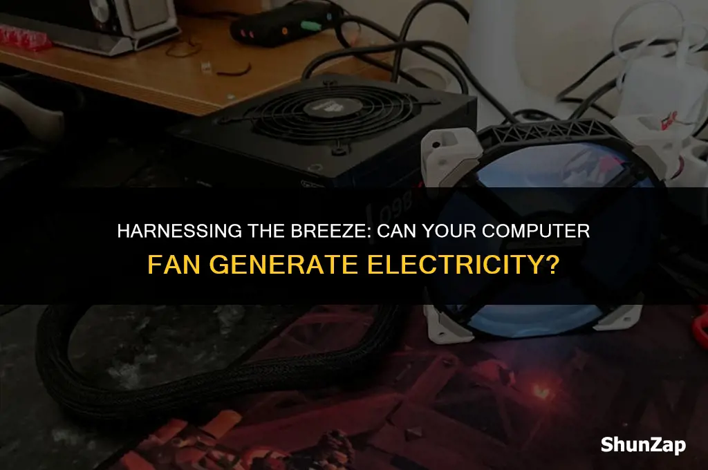 can a computer fan generate electricity