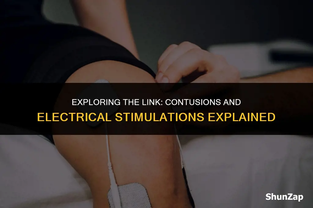 can a contusion cause you to feel an electrical stimulation