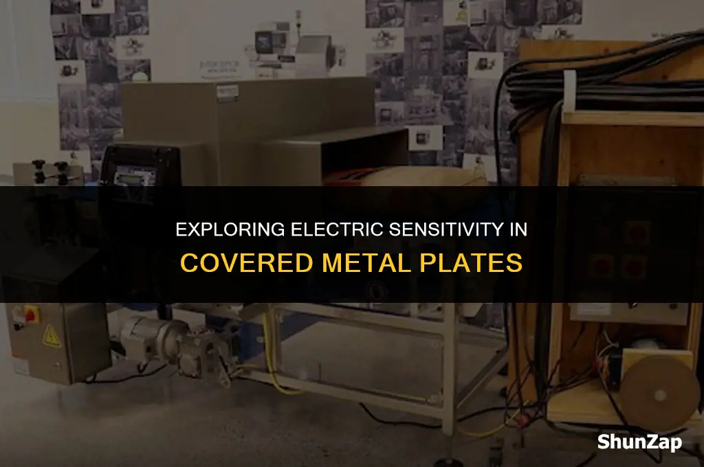 can a covered metal plate still sense electric changes