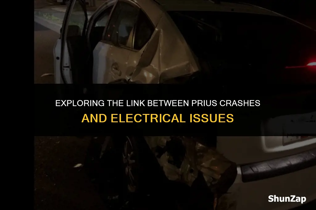 can a crash to a prius cause electrical problems