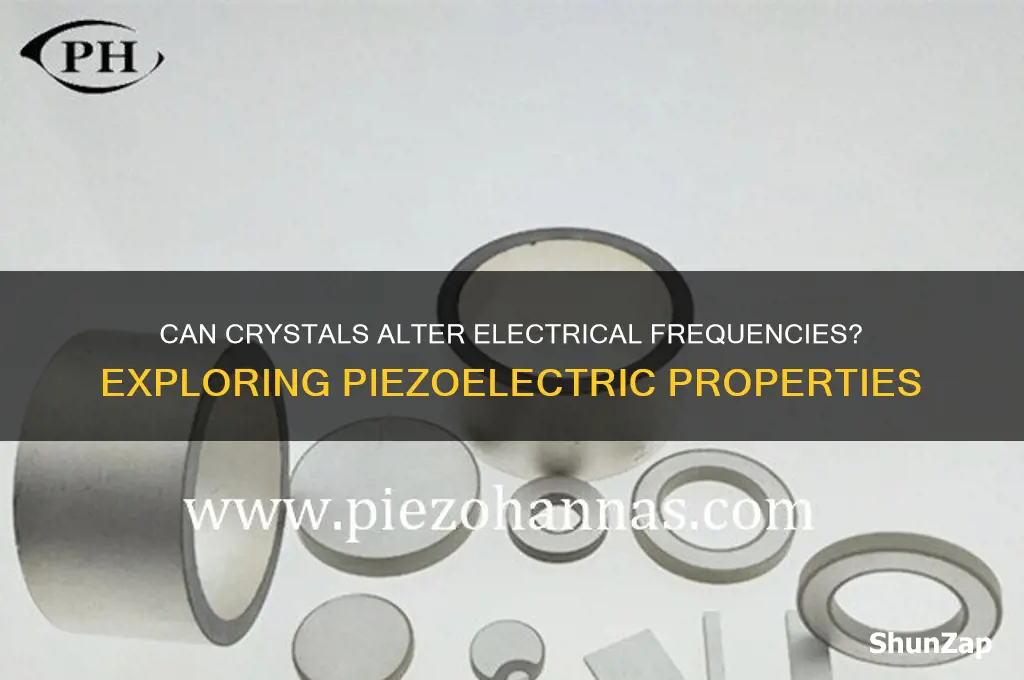 can a crystal be used change electrical frequency
