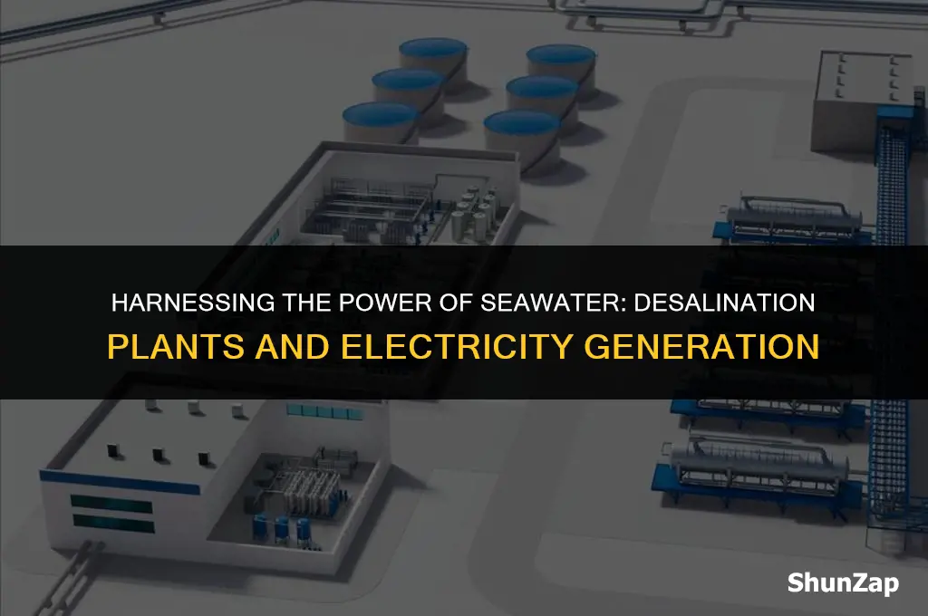 can a desalination plant produce electricity