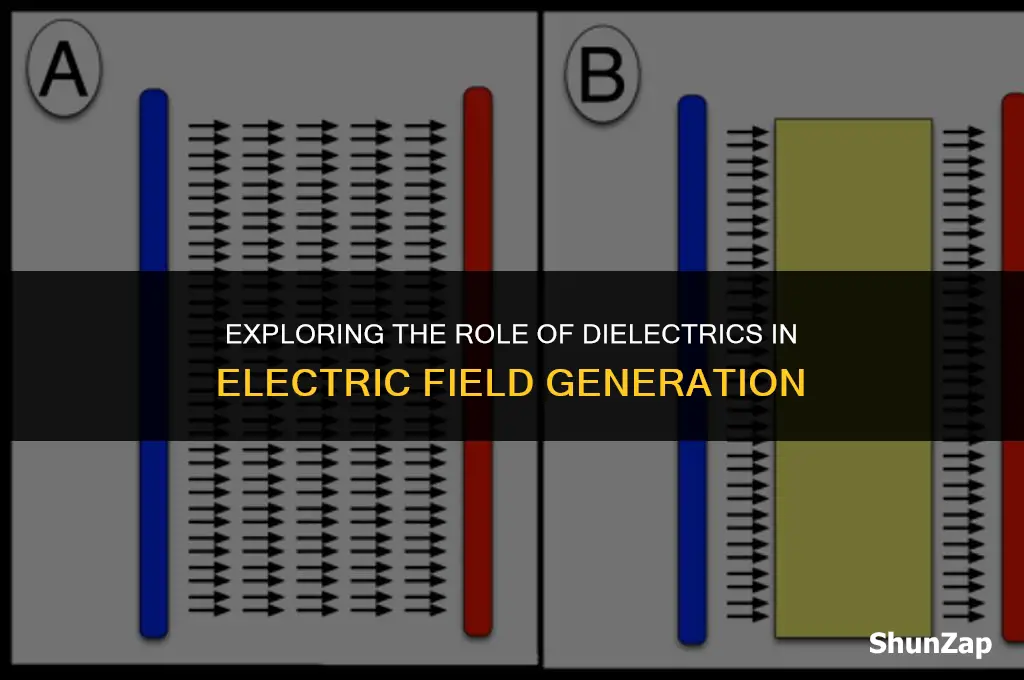 can a dielectric produce electric field