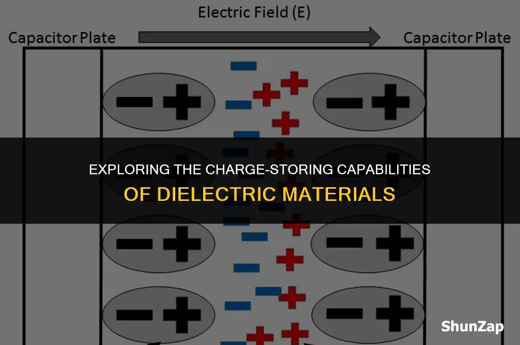 can a dielectric store an electrical charge