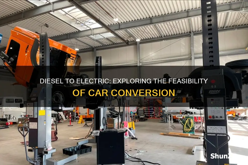 can a diesel car be converted to electric