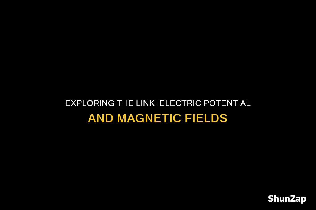 can a difference in electric potential create a magnetic field