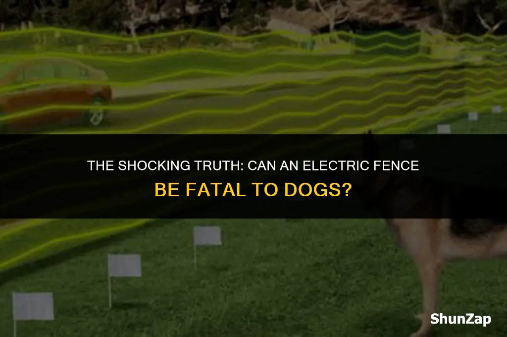 can a dog be killed by an electric fence