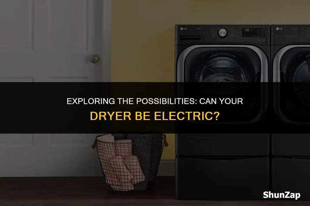 can a dryer be electric