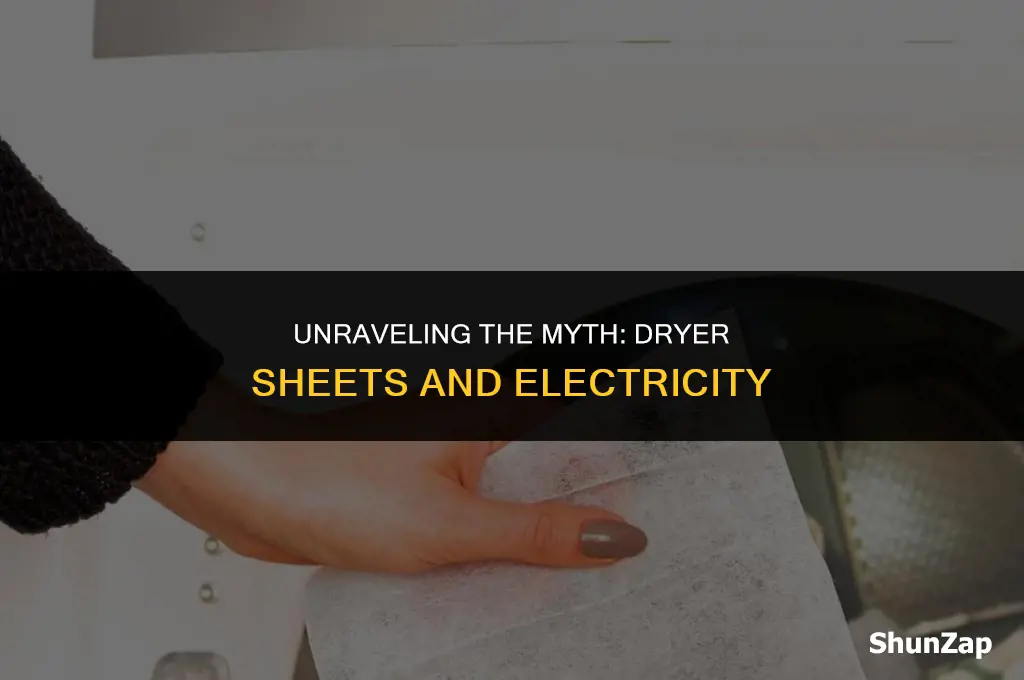 can a dryer sheet really stop electricity