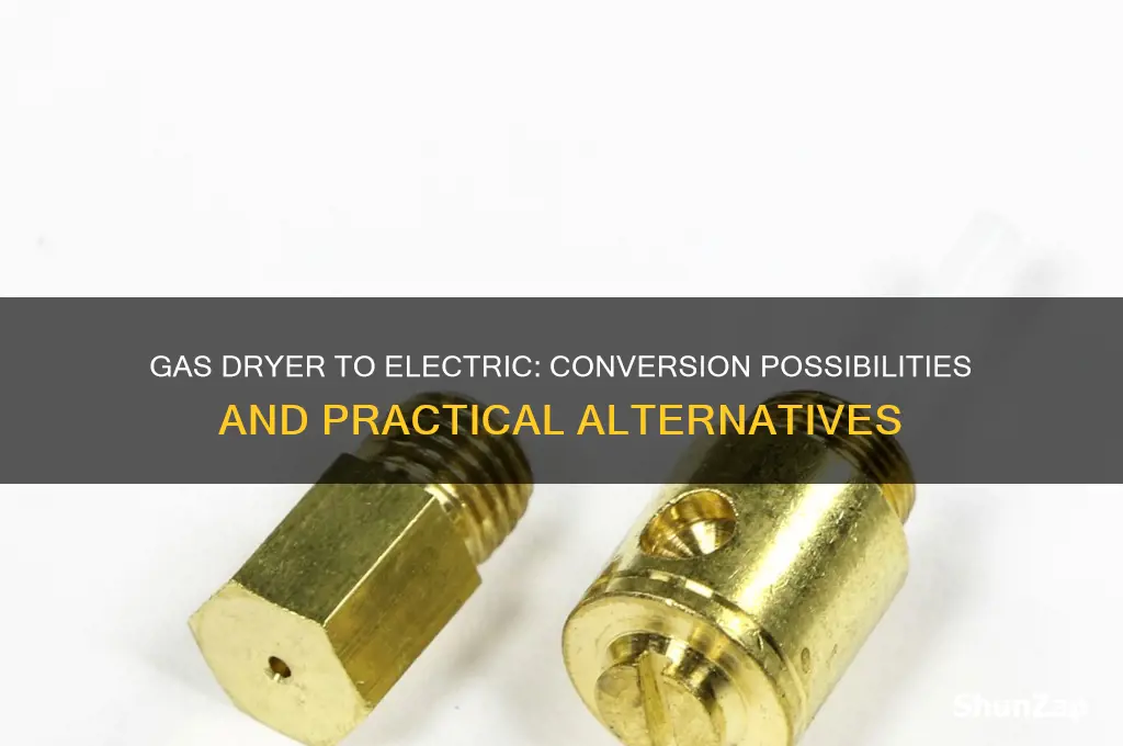 can a dryer that is gas be used as electric