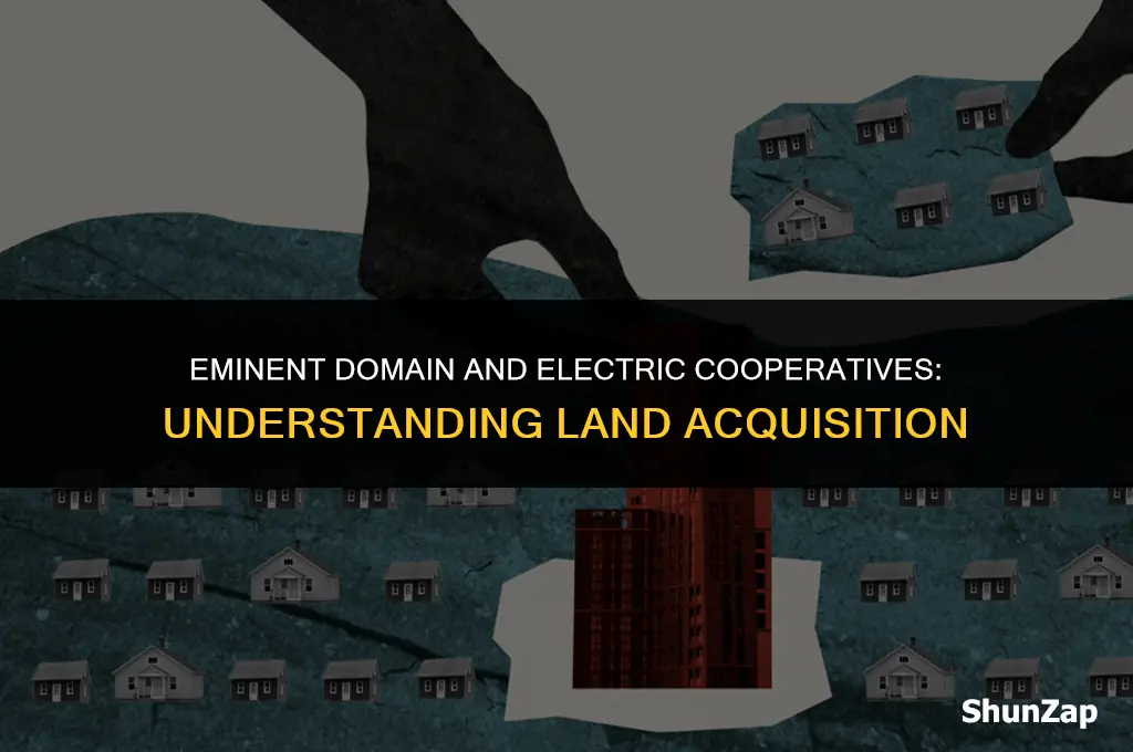 can a electric cooperative take over youdd land