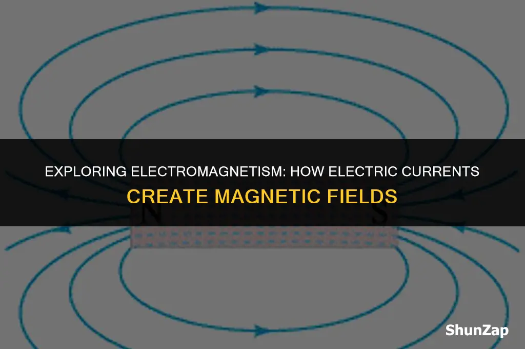 can a electric currect generate a magnetic field