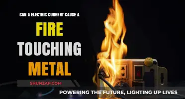Exploring the Risks: Can Electric Currents Ignite Fires on Metal Surfaces?