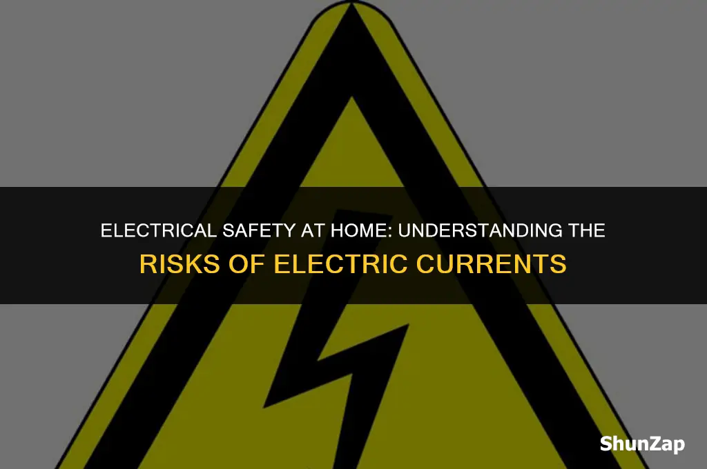 can a electric current flowing through your house kill u