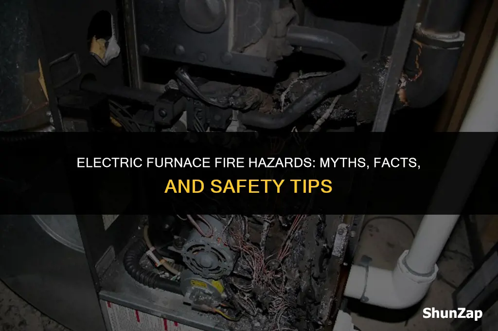 can a electric furnace catch on fire