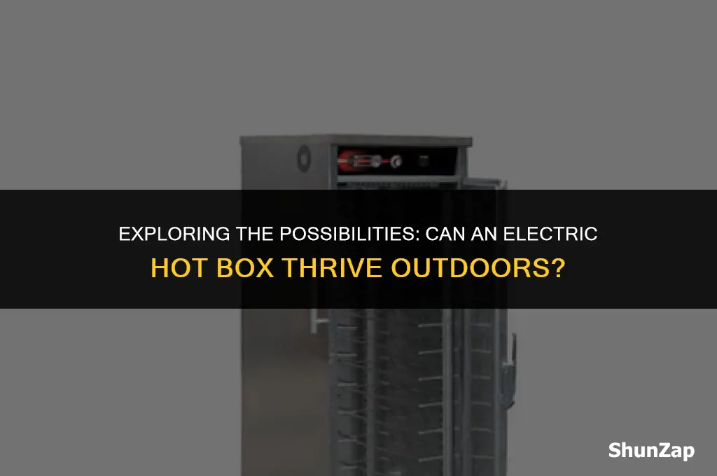 can a electric hot box be outside
