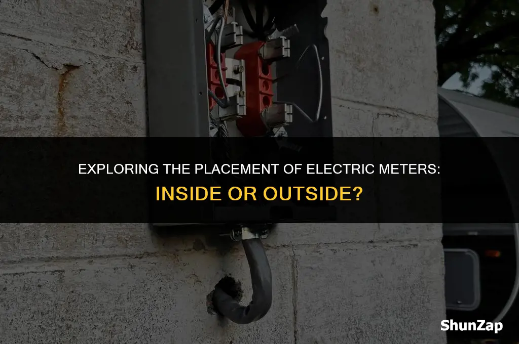 can a electric meter be inside the house