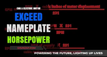 Exploring the Limits: Can Electric Motors Surpass Nameplate Horsepower?