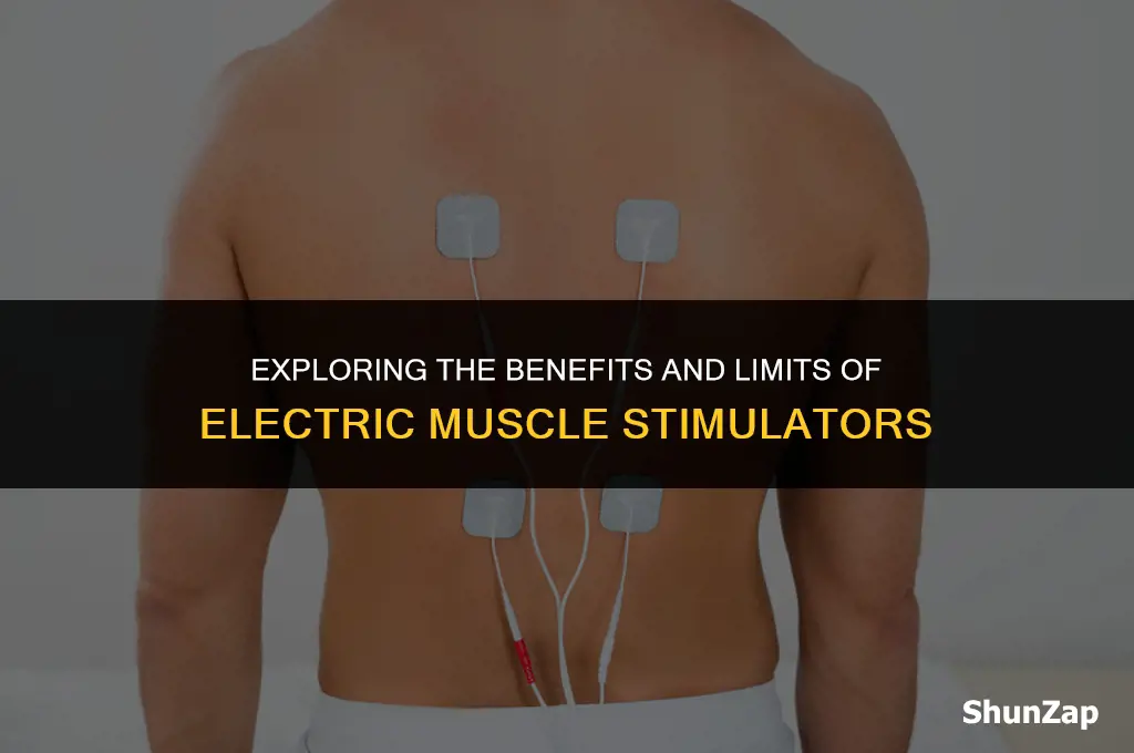 can a electric muscle stimulator i e